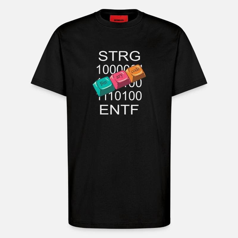 Nerd de l’informatique - T-shirt bio décontracté fabriqué en UE - SOLID BLACK