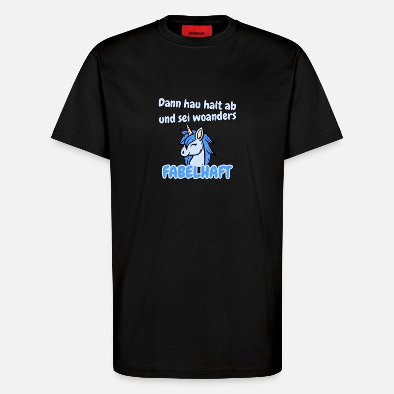 Fabelhafter Abschied - T-Shirt - made by SPREAD - SOLID BLACK