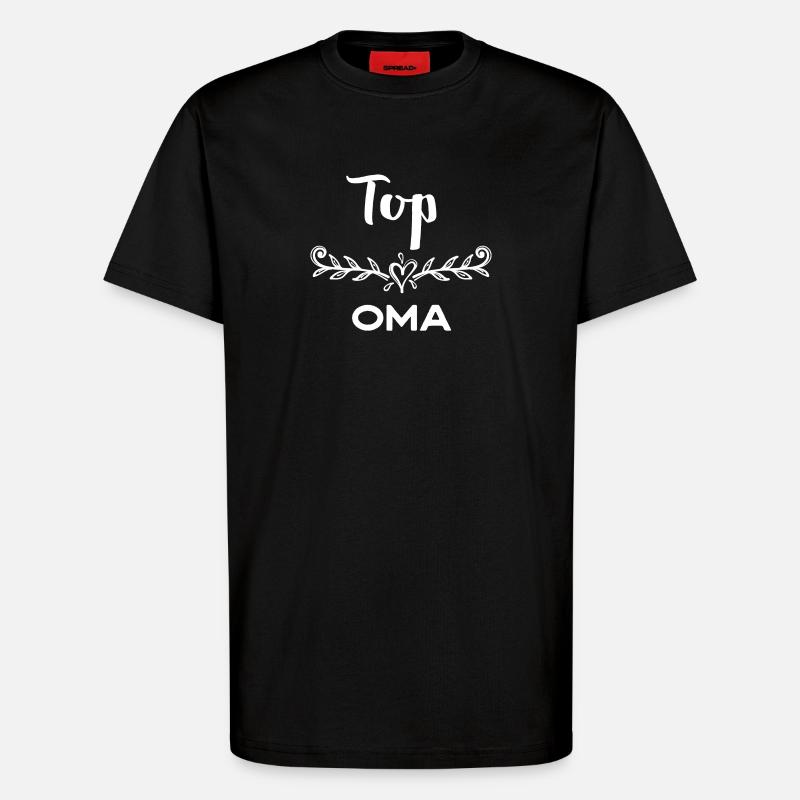 Großmutter Beste Oma Statement Glückwunsch - T-Shirt - made by SPREAD - SOLID BLACK