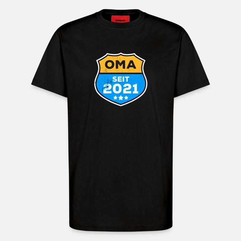Seniorin Oma Großmutter Statement Ruhestand - T-Shirt - made by SPREAD - SOLID BLACK