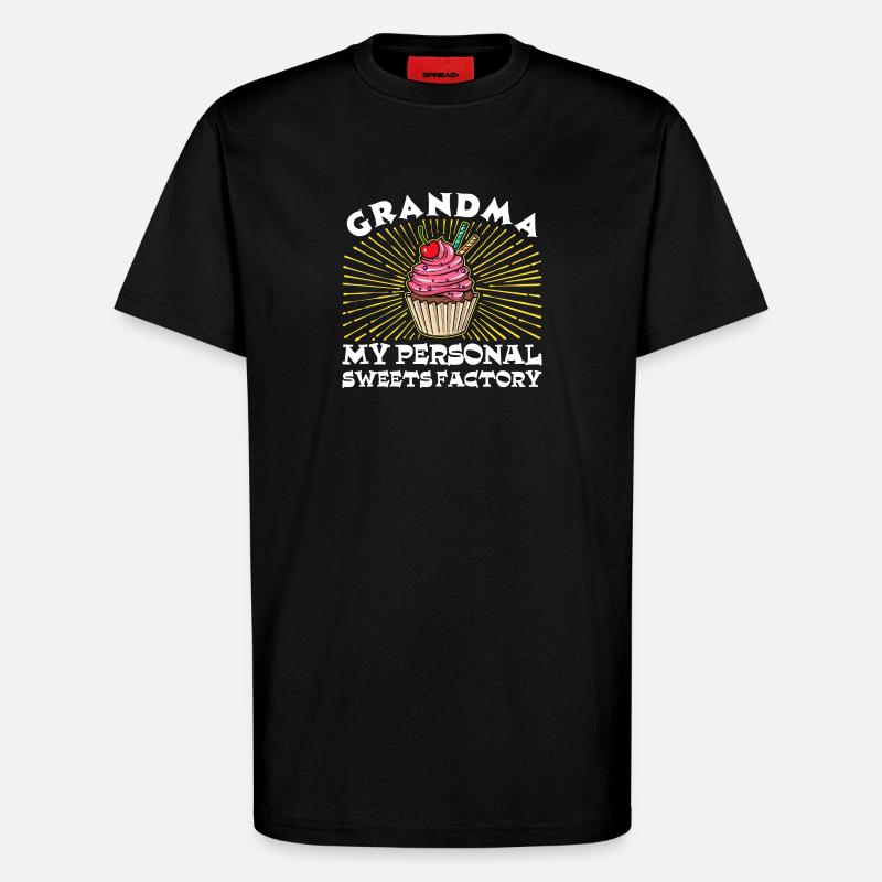 Statement Großmutter Humorvoll Oma Enkelkind - T-Shirt - made by SPREAD - SOLID BLACK