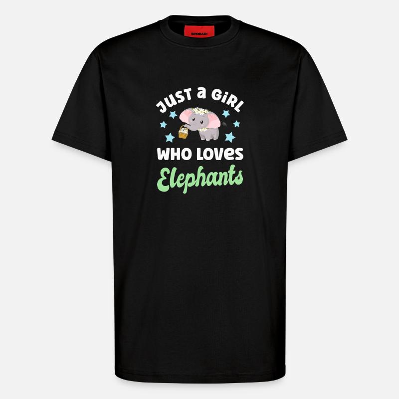 Elefant Elefanten - T-Shirt - made by SPREAD - SOLID BLACK
