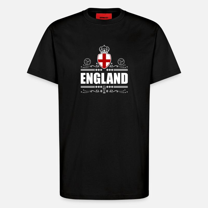 LÄSSIGES ENGLAND - T-Shirt - made by SPREAD - SOLID BLACK