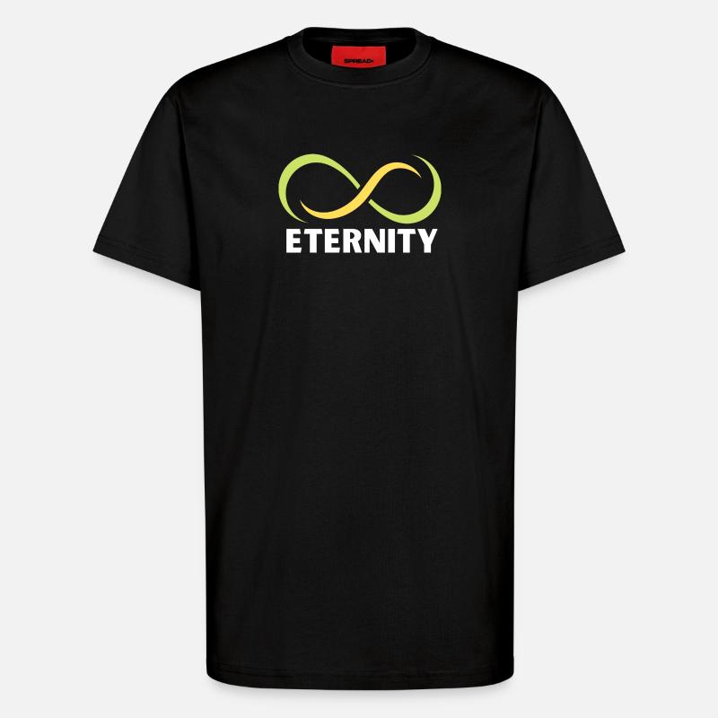 Ewigkeits-Infinity-Band-Emblem - T-Shirt - made by SPREAD - SOLID BLACK