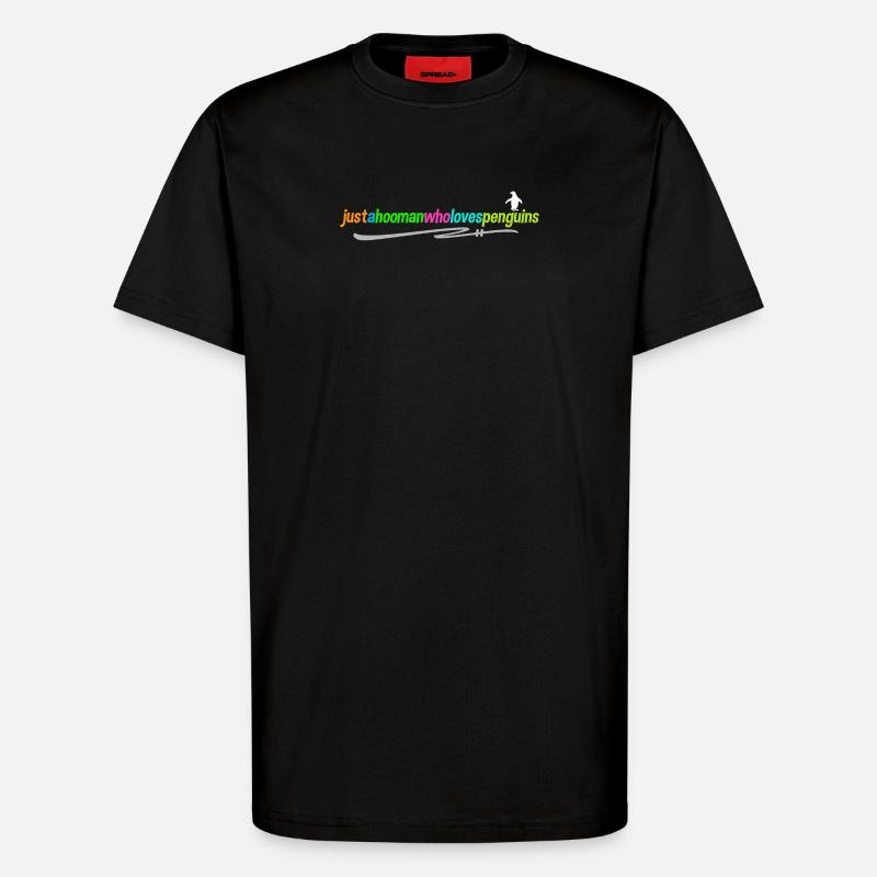 Antarktis Pinguin Statement Vogel Tier Seevogel - T-Shirt - made by SPREAD - SOLID BLACK