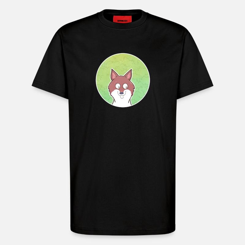 Fuchs - T-Shirt - made by SPREAD - SOLID BLACK