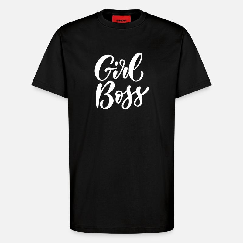 Mädchen Bos-s - T-Shirt - made by SPREAD - SOLID BLACK