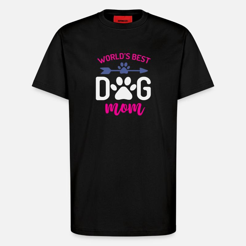Die beste Hundemutter der Welt - T-Shirt - made by SPREAD - SOLID BLACK