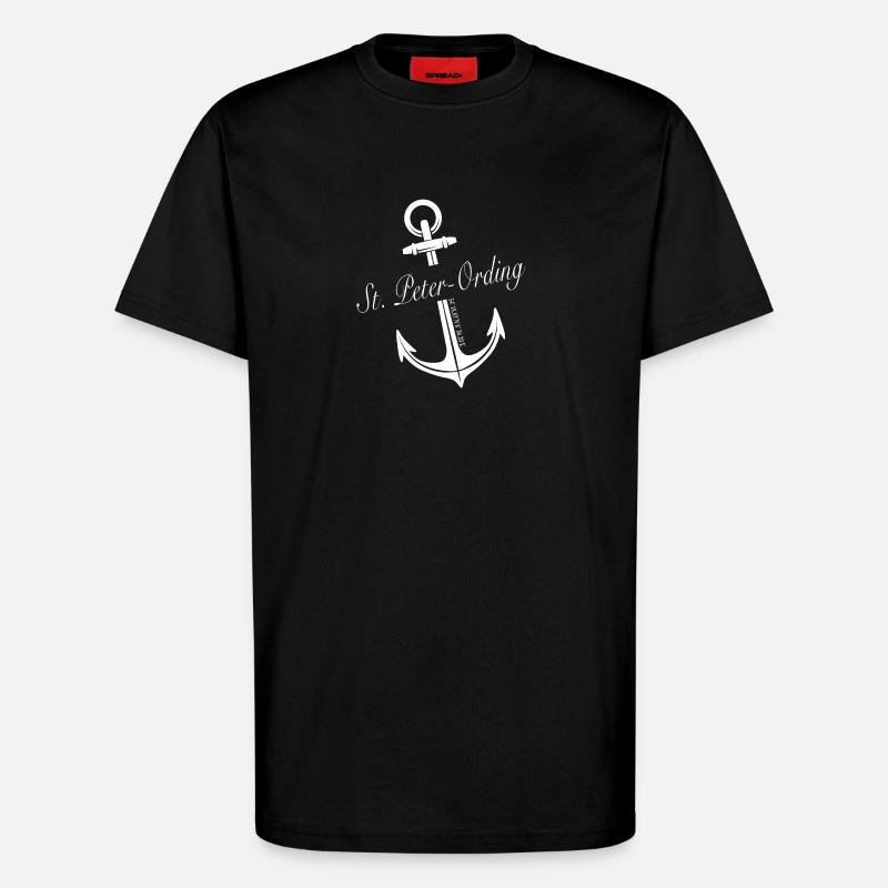 St. Peter-Ording - T-Shirt - made by SPREAD - SOLID BLACK