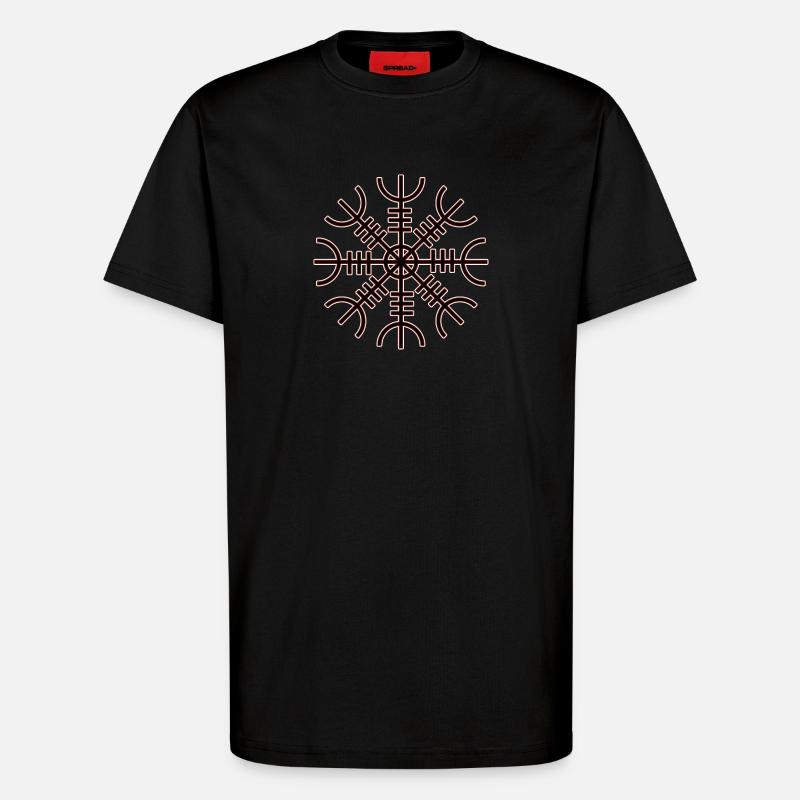 Helm der Ehrfurcht - T-Shirt - made by SPREAD - SOLID BLACK