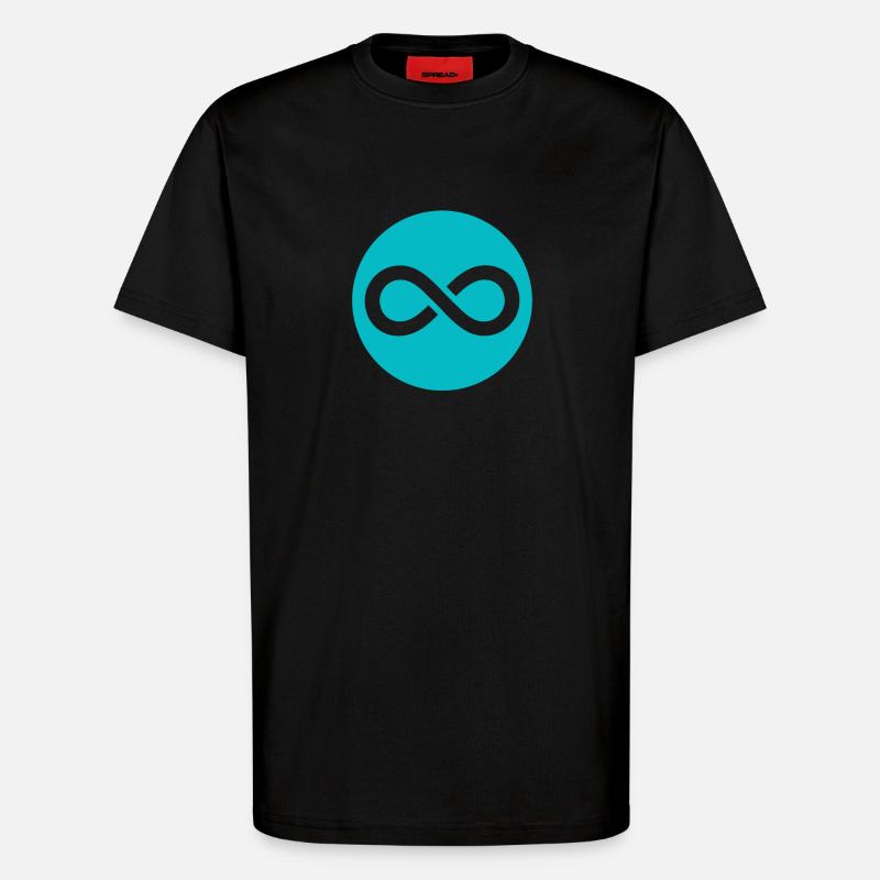 Infinite Loop - T-Shirt - made by SPREAD - SOLID BLACK