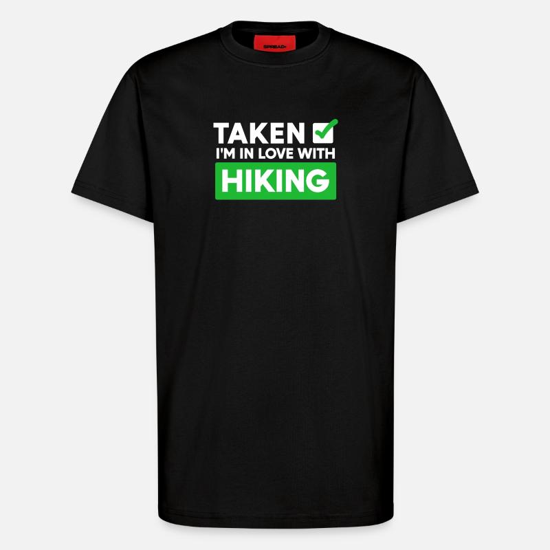 Wanderer Statement Wanderung Wandern Bergwandern - T-Shirt - made by SPREAD - SOLID BLACK
