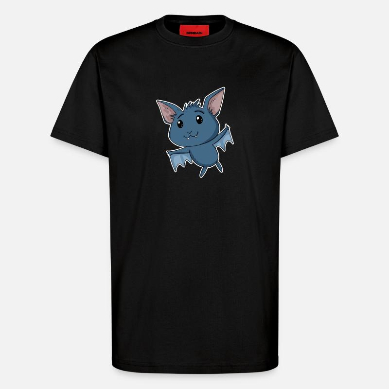 Fledermaus - T-Shirt - made by SPREAD - SOLID BLACK