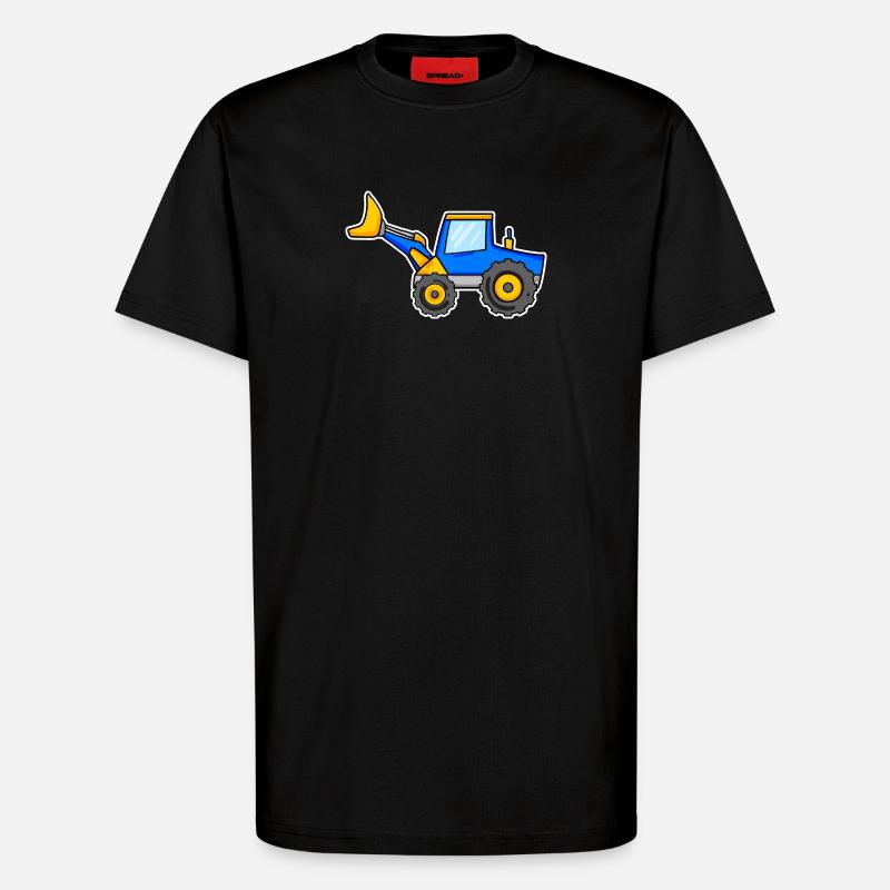 Bagger - T-Shirt - made by SPREAD - SOLID BLACK