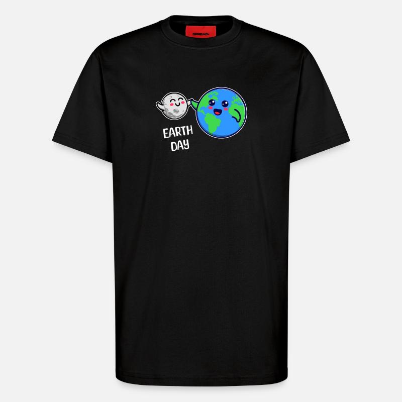 Mutter Erde Umwelt Umweltfreundlich Statement - T-Shirt - made by SPREAD - SOLID BLACK