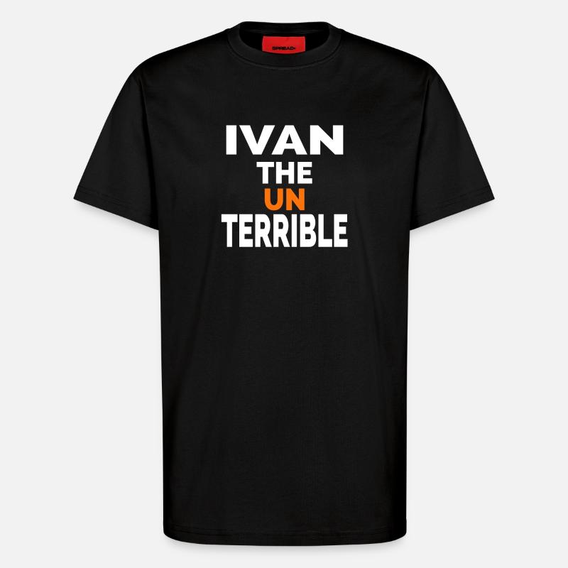 Ivan the un terrible - T-Shirt - made by SPREAD - SOLID BLACK