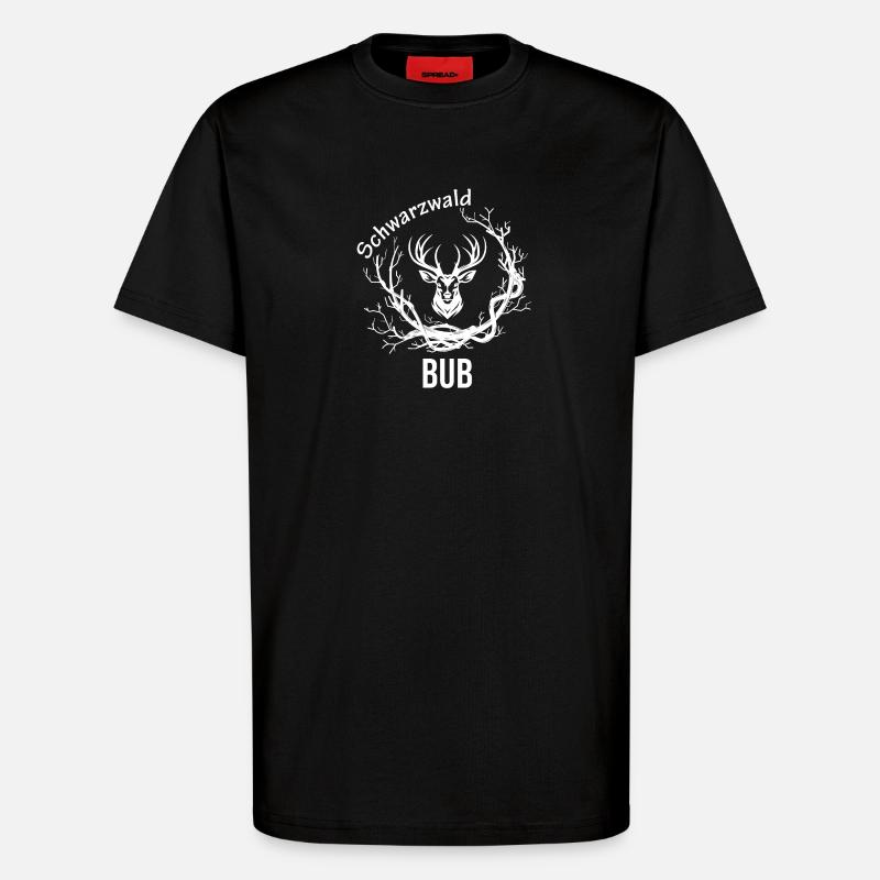 Schwarzwald Bub - T-Shirt - made by SPREAD - SOLID BLACK