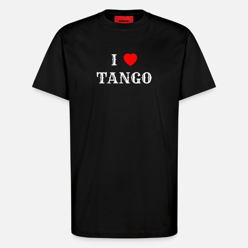 Ich liebe Tango - T-Shirt - made by SPREAD - SOLID BLACK