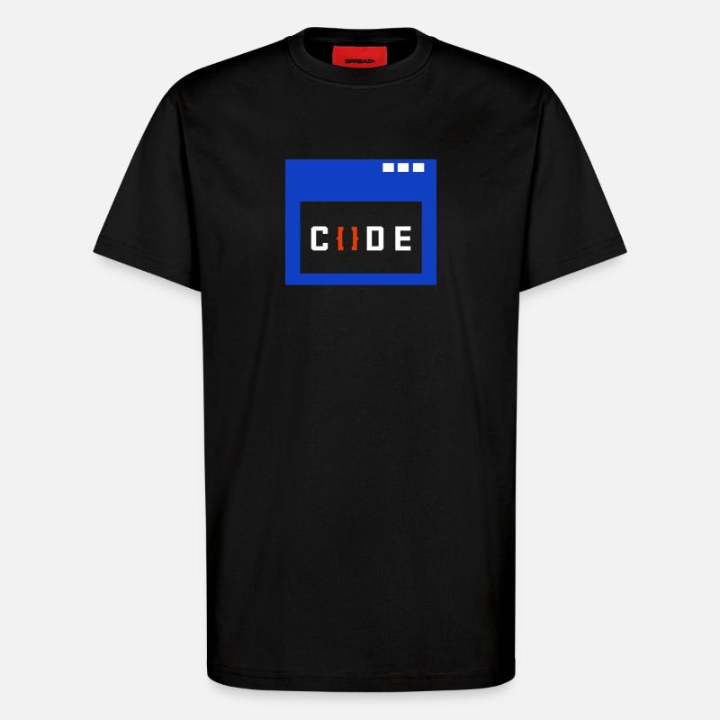 Coder Geld Verdienen Angestellter Arbeit Erfolg - T-Shirt - made by SPREAD - SOLID BLACK
