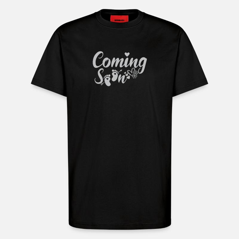 Demnächst - T-Shirt - made by SPREAD - SOLID BLACK