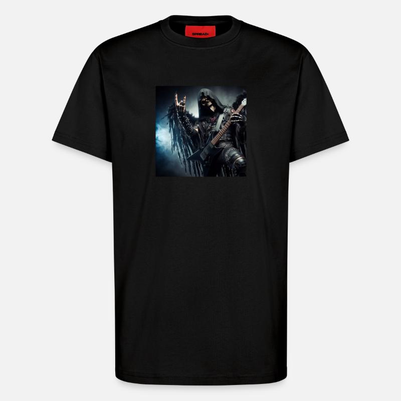 Der Sensenmann ist schwer - T-Shirt - made by SPREAD - SOLID BLACK