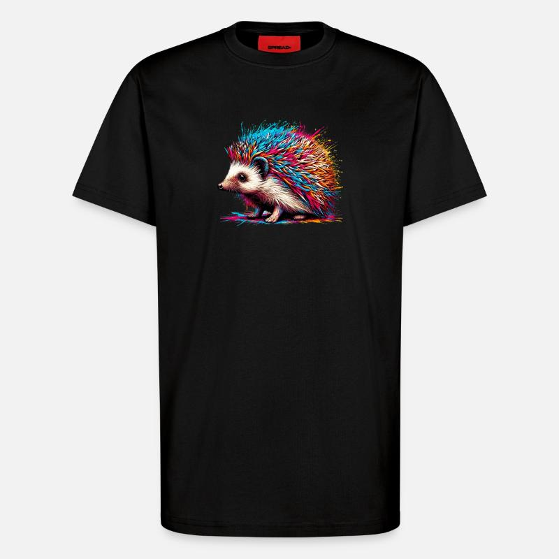 Igel - T-Shirt - made by SPREAD - SOLID BLACK