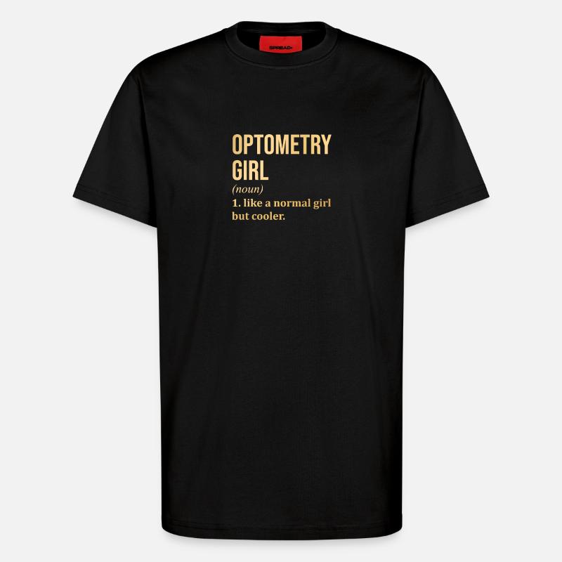 Optometrie - T-Shirt - made by SPREAD - SOLID BLACK