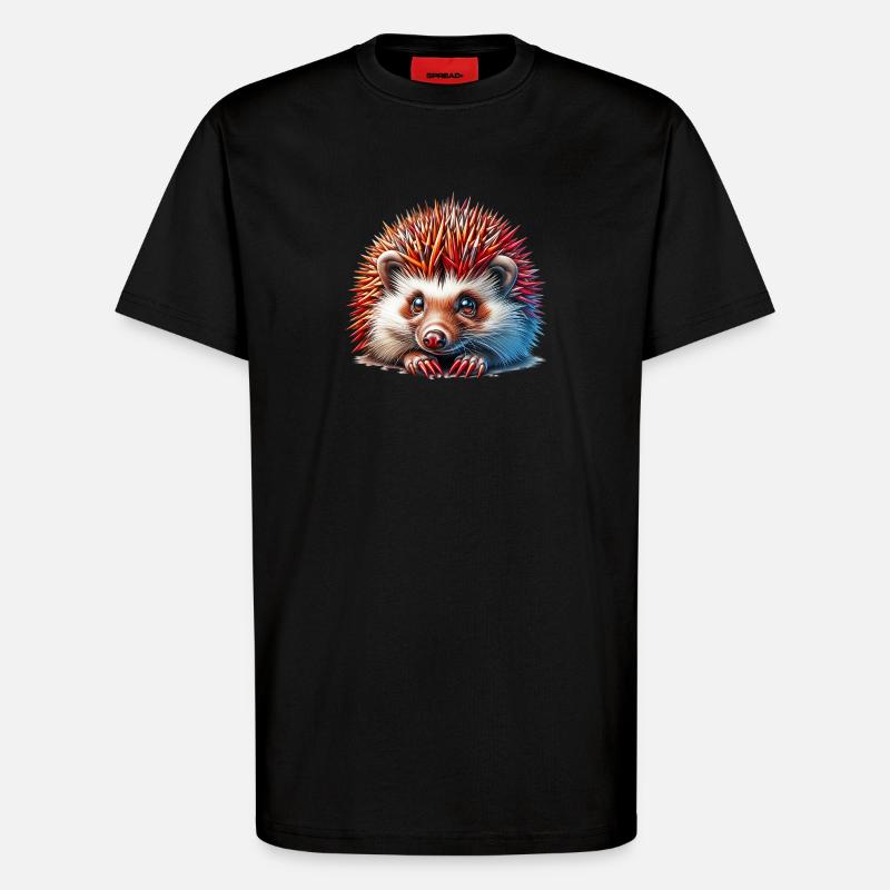 Igel - T-Shirt - made by SPREAD - SOLID BLACK