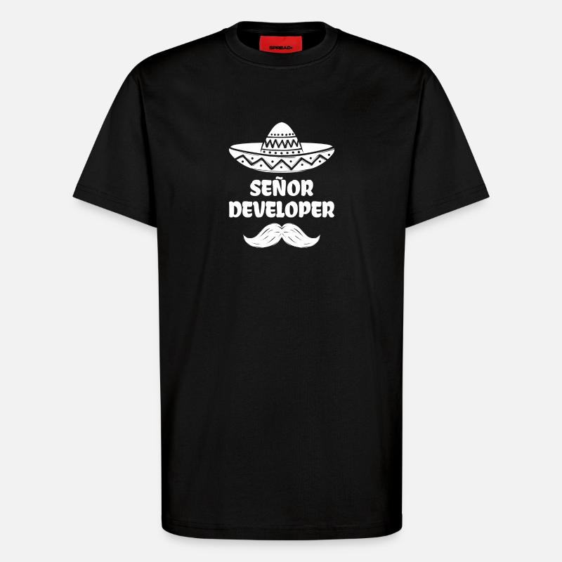 Déclaration du développeur Code Informatique Geek Scripting - T-shirt bio décontracté fabriqué en UE - SOLID BLACK