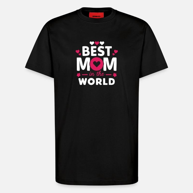 Beste Mutter der Welt - T-Shirt - made by SPREAD - SOLID BLACK