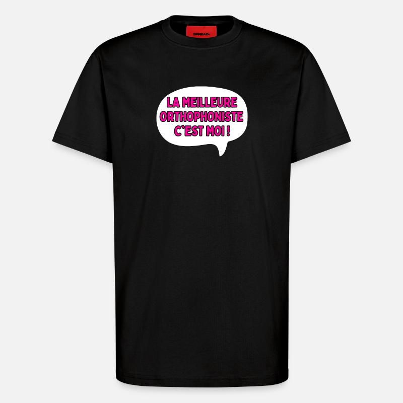 Geschenkidee für einen Logopäden - T-Shirt - made by SPREAD - SOLID BLACK