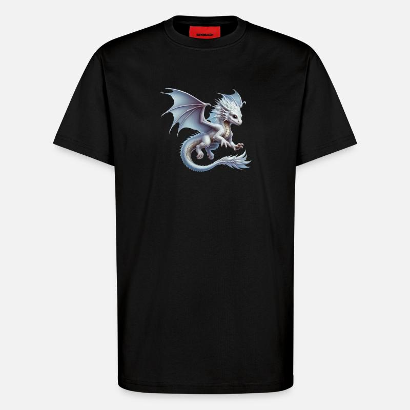 Drache - T-Shirt - made by SPREAD - SOLID BLACK