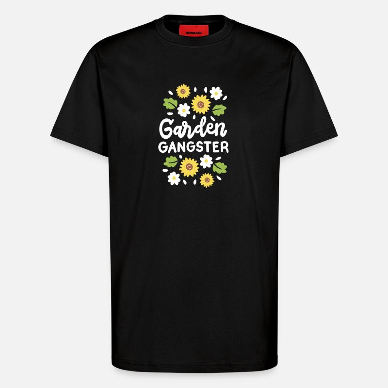 Garten Gartenarbeit - T-Shirt - made by SPREAD - SOLID BLACK
