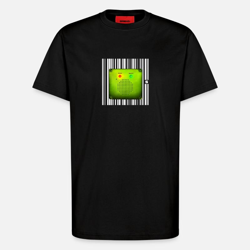 SPOT - PASSIV - T-Shirt - made by SPREAD - SOLID BLACK
