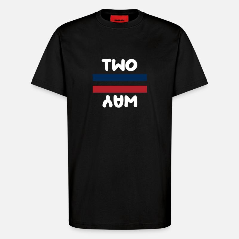 Wechselseitig - T-Shirt - made by SPREAD - SOLID BLACK