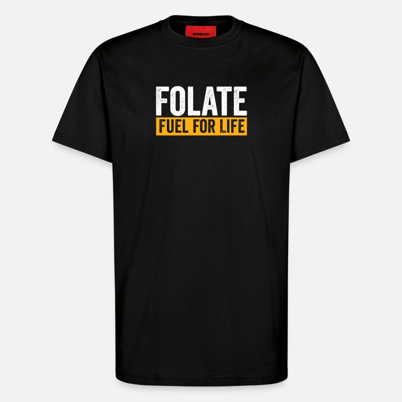 Source d’énergie de carburant à vie - T-shirt bio décontracté fabriqué en UE - SOLID BLACK