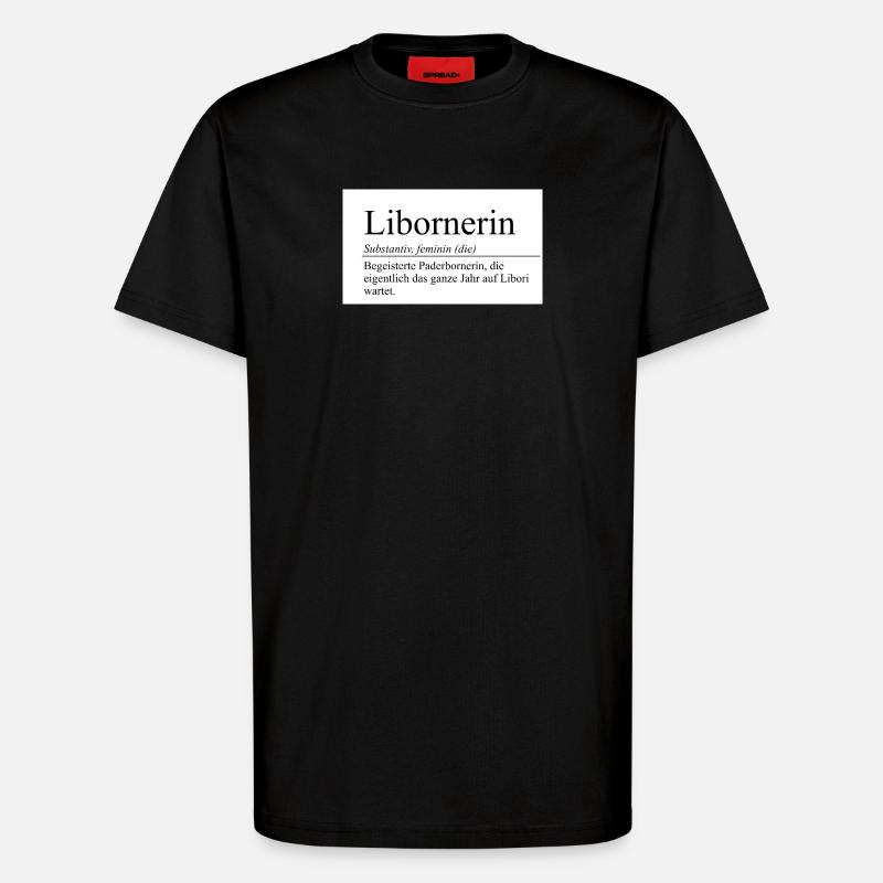 libornerin - T-Shirt - made by SPREAD - SOLID BLACK