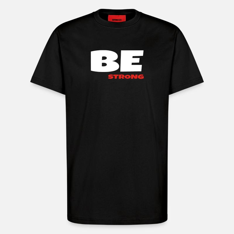 Sei stark - T-Shirt - made by SPREAD - SOLID BLACK