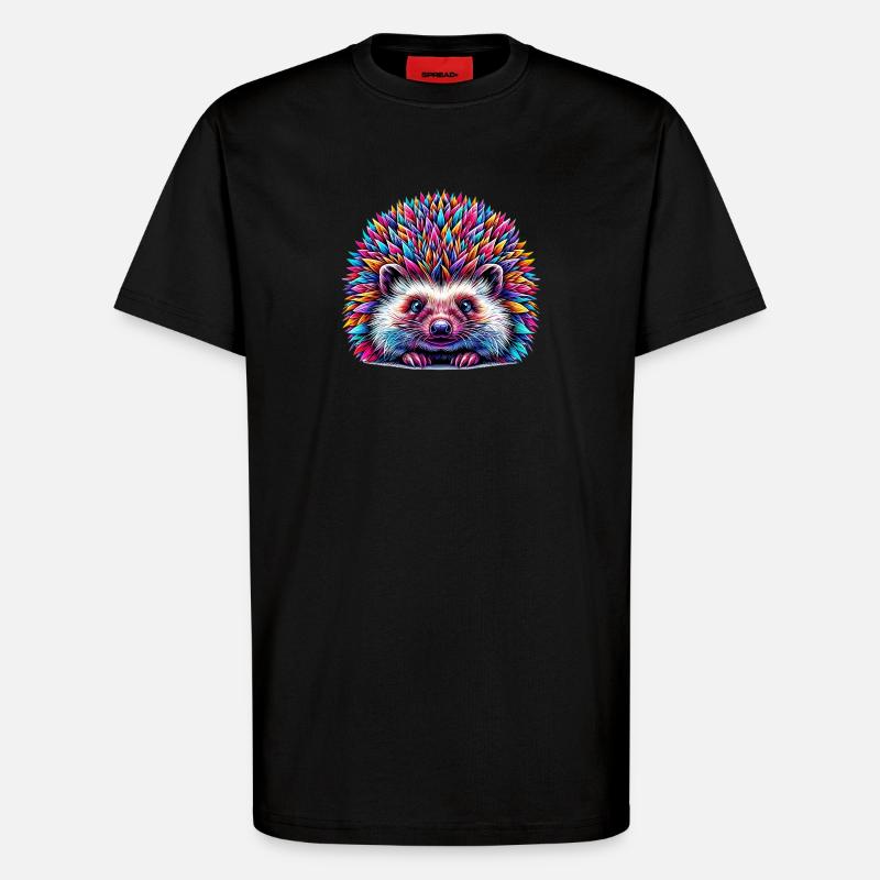 Igel - T-Shirt - made by SPREAD - SOLID BLACK