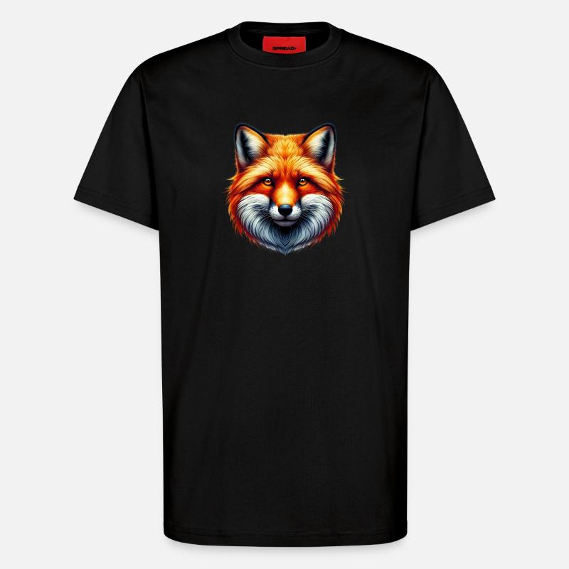 Fuchs - T-Shirt - made by SPREAD - SOLID BLACK