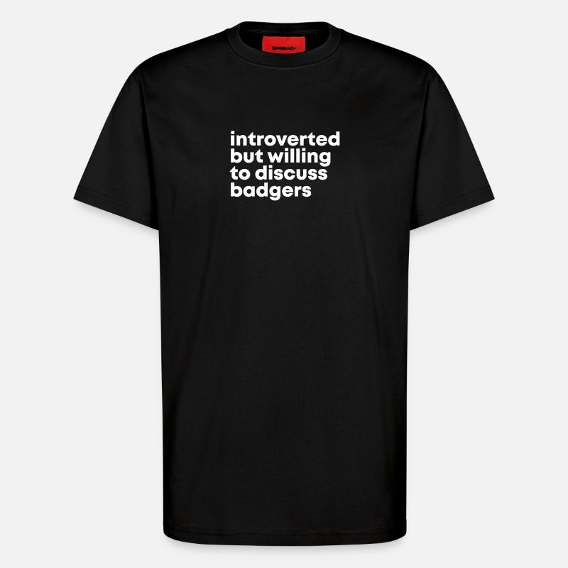 Dachs - T-Shirt - made by SPREAD - SOLID BLACK