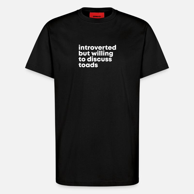 Toad Toad Toad - T-Shirt - made by SPREAD - SOLID BLACK