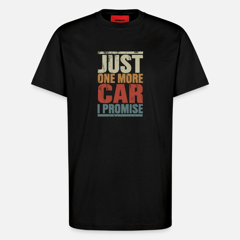 Nur noch ein Auto, versprochen - T-Shirt - made by SPREAD - SOLID BLACK