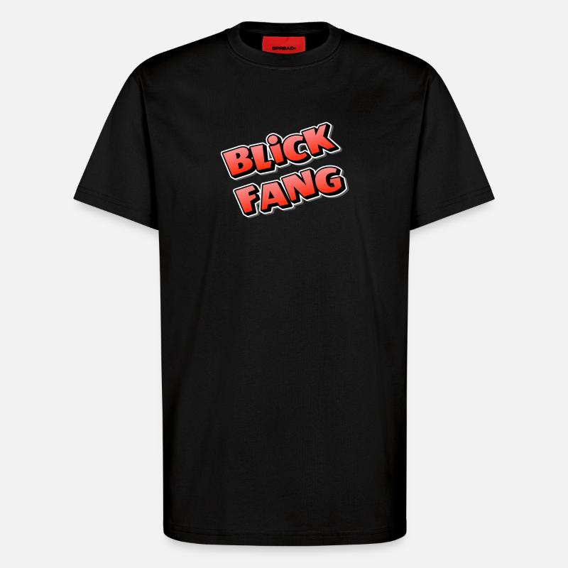 BLICK FANG - T-Shirt - made by SPREAD - SOLID BLACK