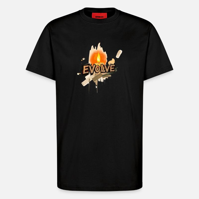 Weiterentwickeln - T-Shirt - made by SPREAD - SOLID BLACK