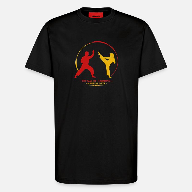 Kampfkunst - T-Shirt - made by SPREAD - SOLID BLACK