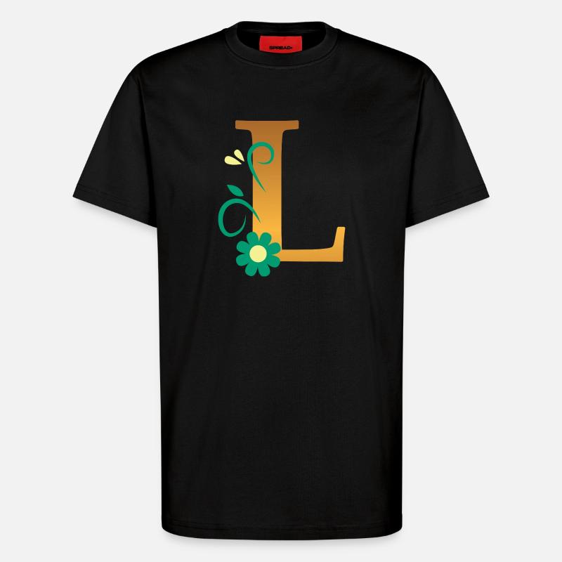 L - T-Shirt - made by SPREAD - SOLID BLACK