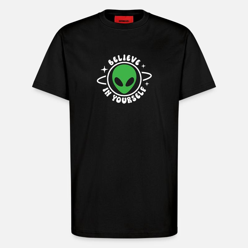 an sich selbst glauben - T-Shirt - made by SPREAD - SOLID BLACK