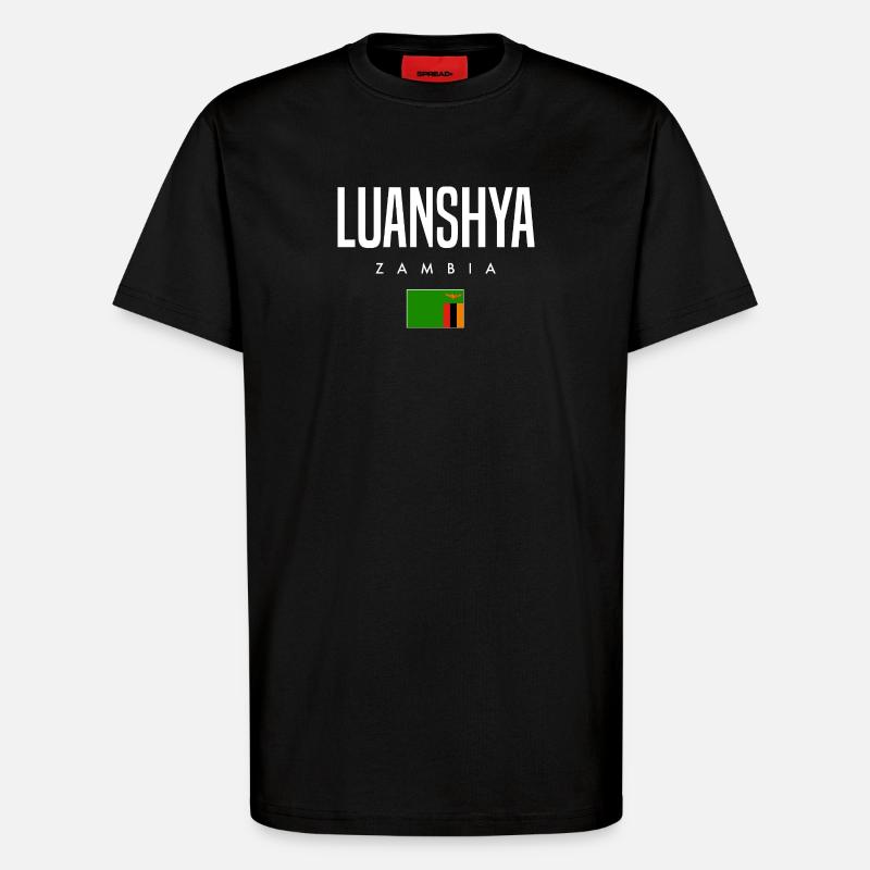 Luanshya Sambia - T-Shirt - made by SPREAD - SOLID BLACK