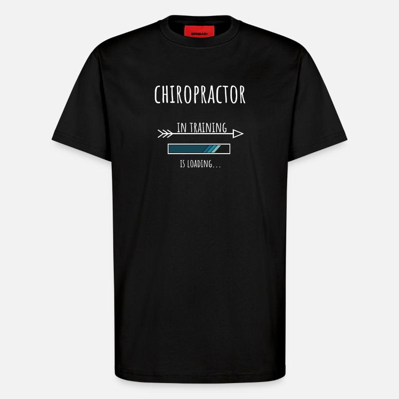 Gift Profession Training Chiropractor - T-Shirt - made by SPREAD - SOLID BLACK